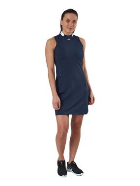 J. Lindeberg Nena Golf Dress Navy Sleeveless Athletic Size M